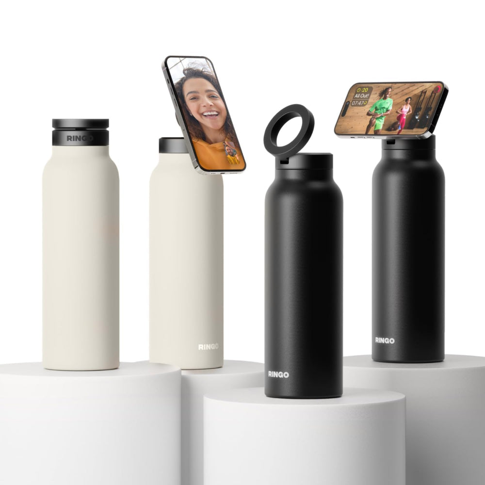 Ringo MagSafe Water Bottle + Free Magnetic Booster Ring - 709ml (24oz) / 946ml (32oz)