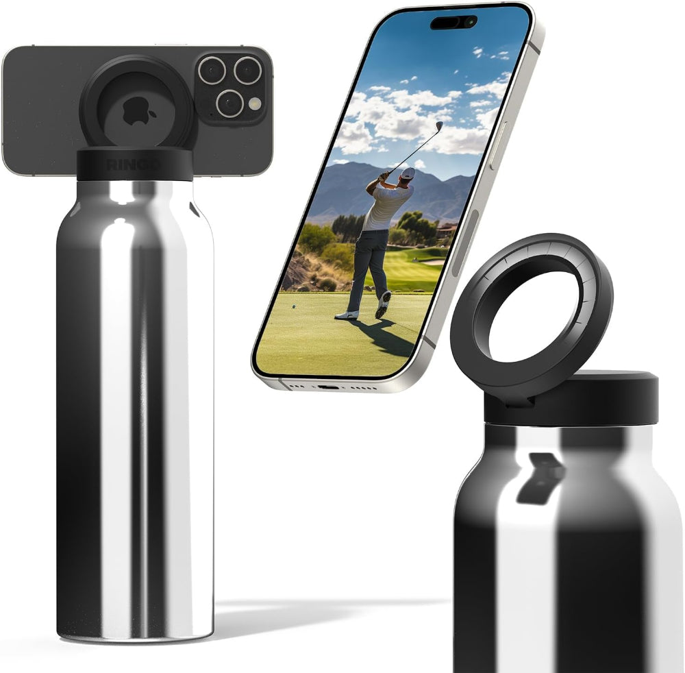 Ringo MagSafe Water Bottle + Free Magnetic Booster Ring - 709ml (24oz) / 946ml (32oz)